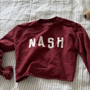 Maroon NASH Sweatshirt